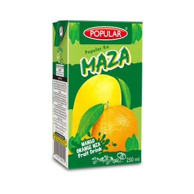 Popular Maza Fruit Drink Mango Orange 250ml