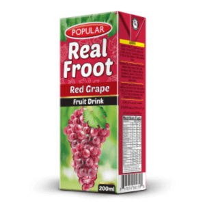 Popular Real Froot RedGrape 24 Packs (200ml)