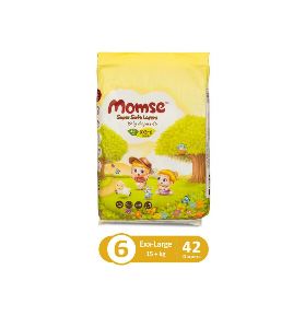 Momse Diapers Jumbo Pack XXLarge 42Pcs