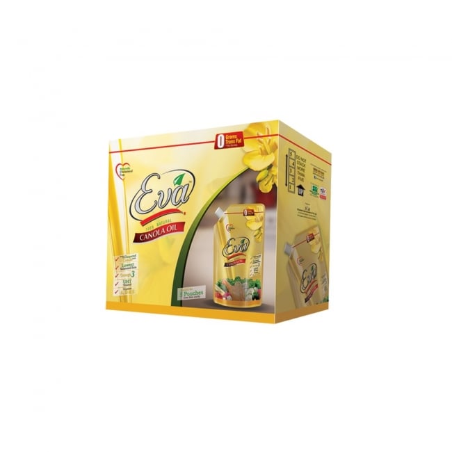 Eva Standup Canola Oil 1LTR x5