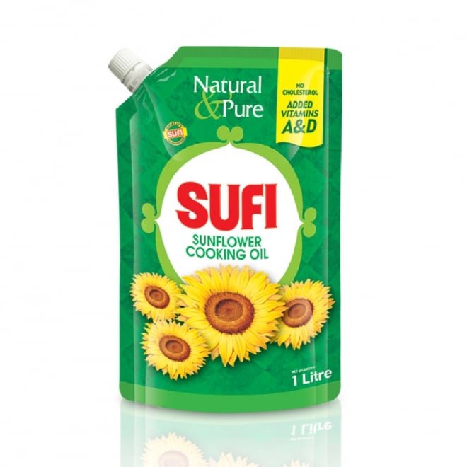 Sufi Sunflower Stand up Pouch 1LTR