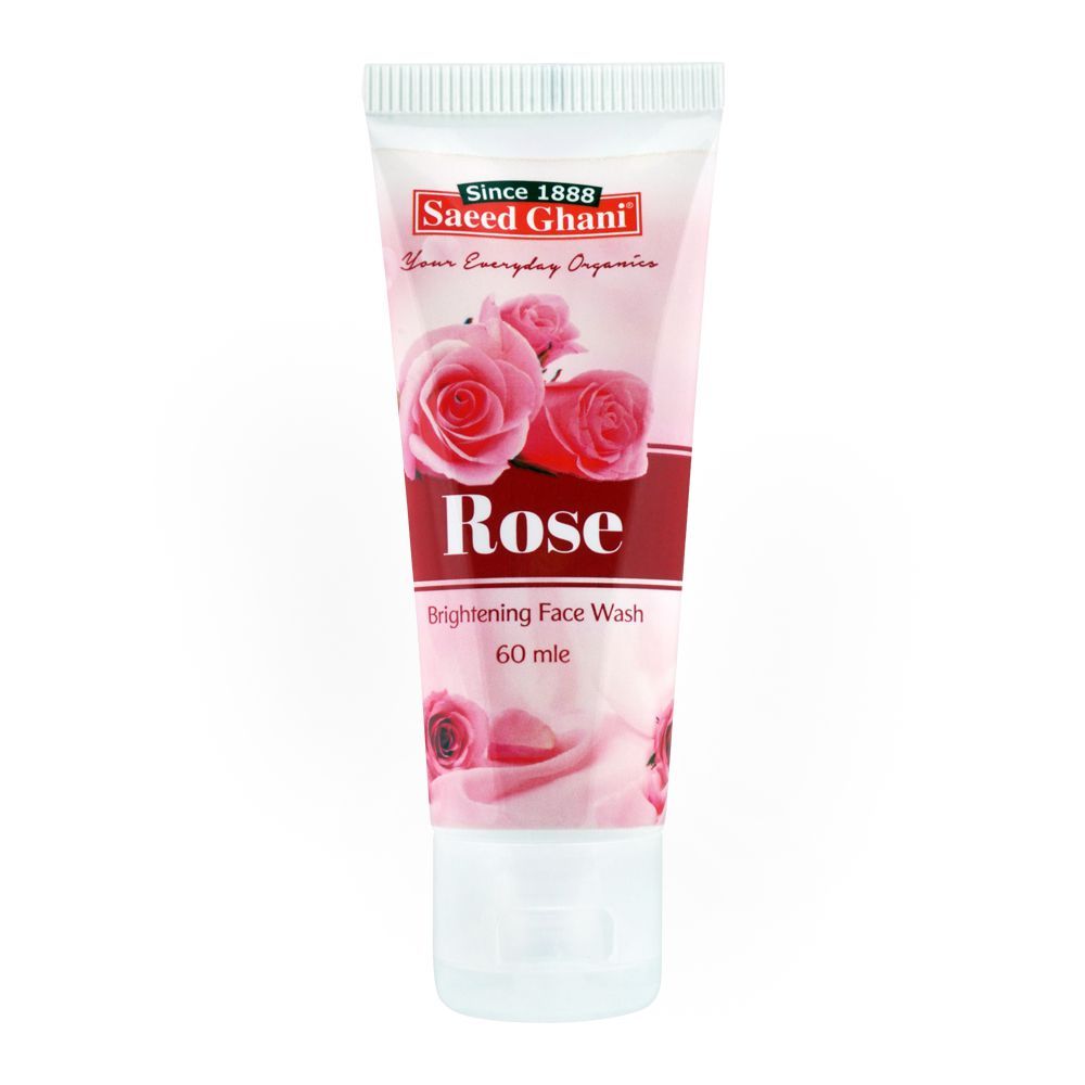 Saeed Ghani Rose Brightening Face Wash, 60ml