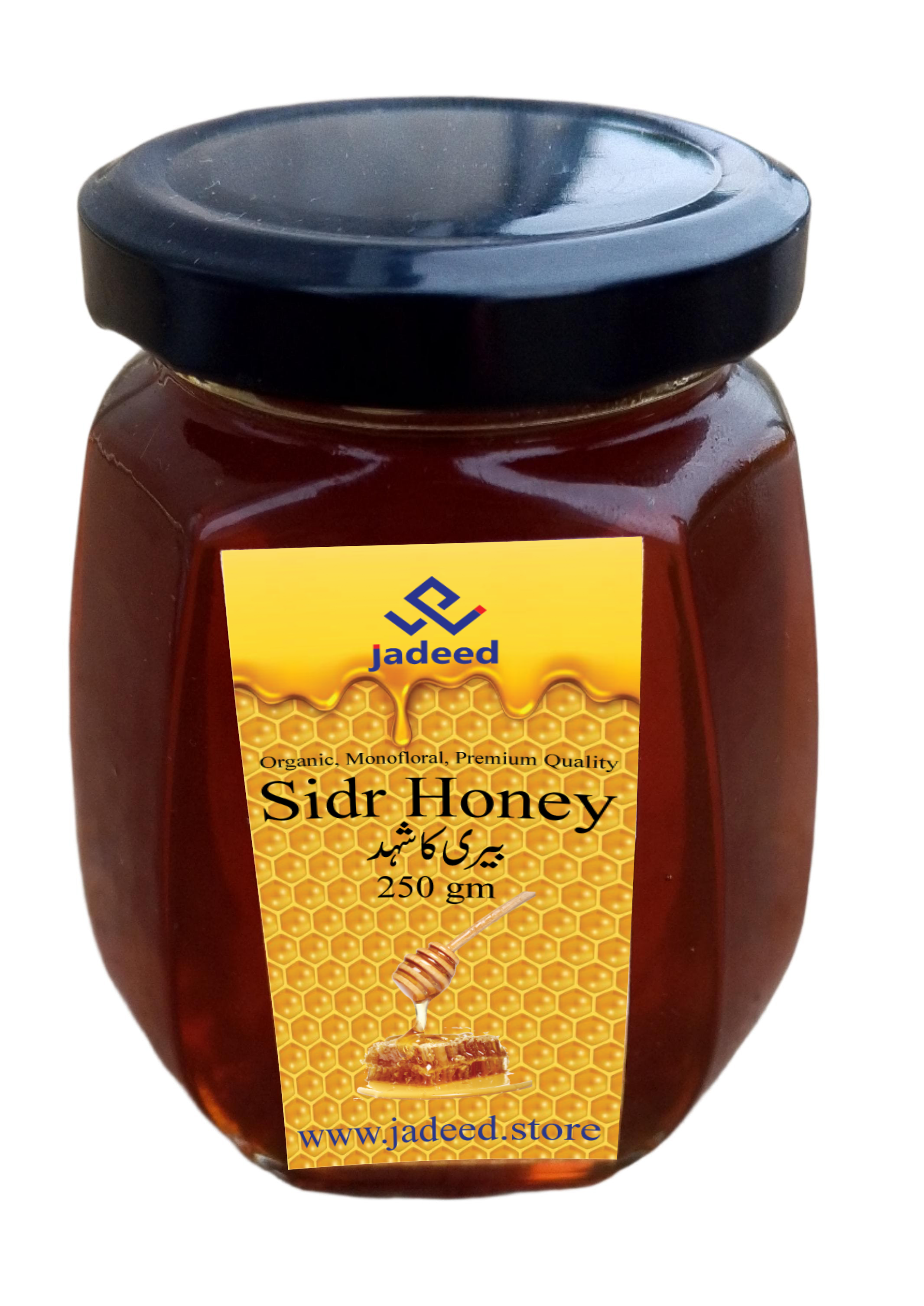 Sidr (Beri) Honey Organic, Mono Floral, Premium Quality, in Glass Jar 250gm