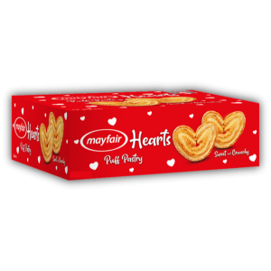 Hearts Puff Pastry – Pack of 24