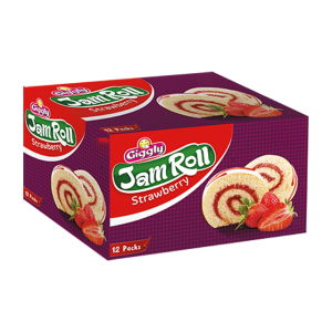 Jam Roll Strawberry – Pack of 12