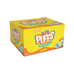 Junior Puff Rainbow – Pack of 18